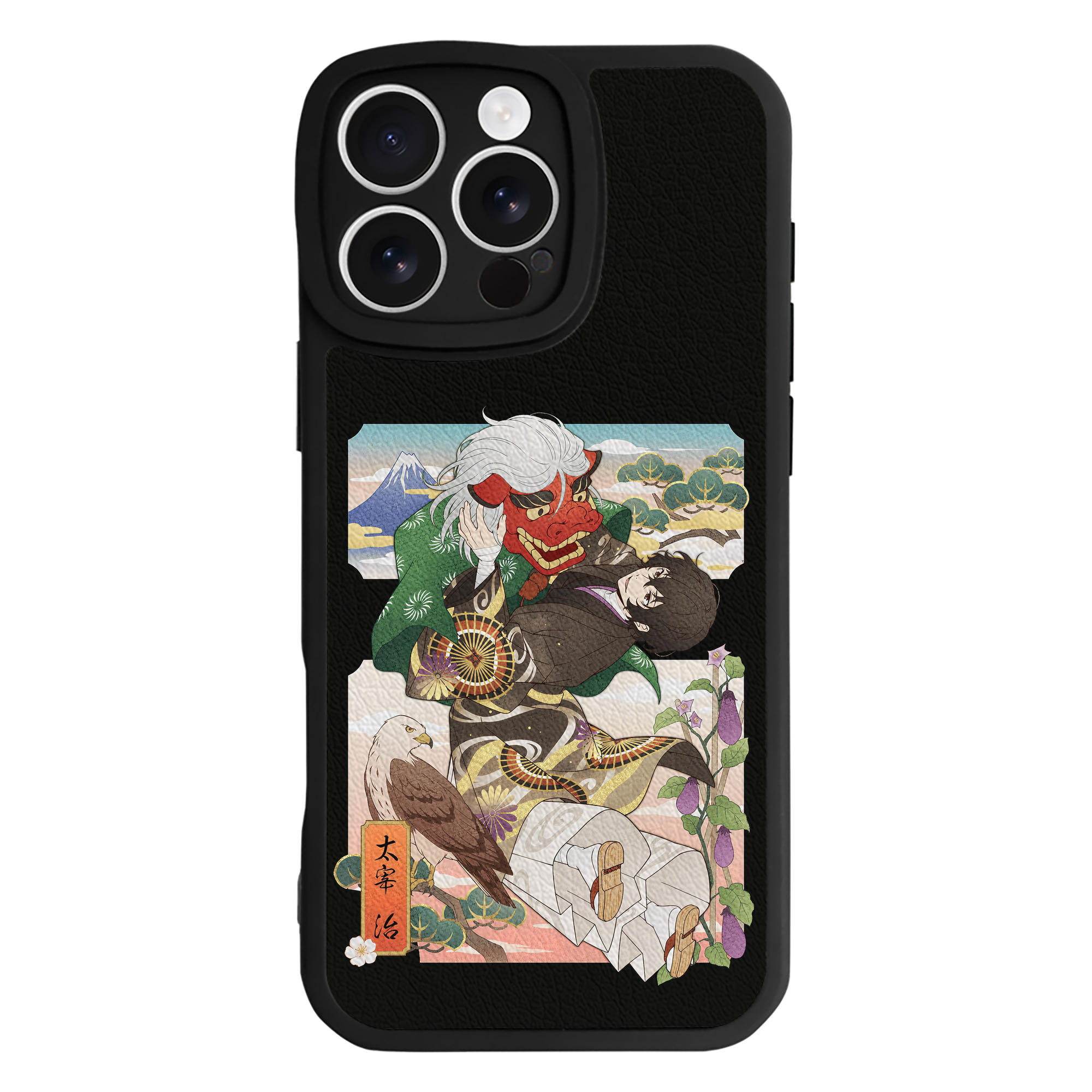 （画像用） 文豪ストレイドッグス Bungo Stray Dogs 【iPhone 16シリーズ対応】シリコンスマホケース（レザー調） 材質：シリコン